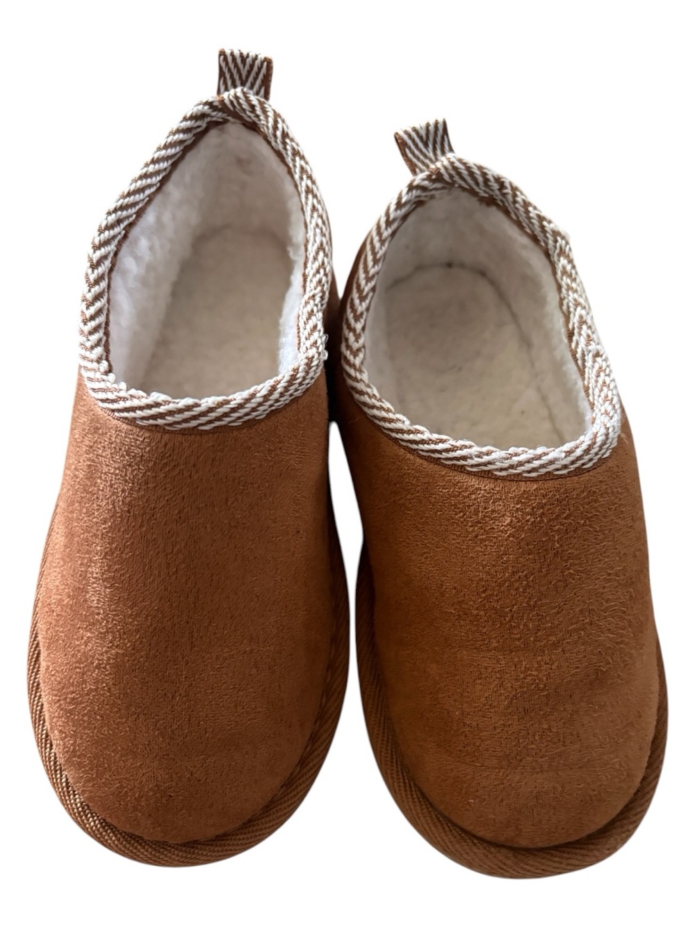 Children’s Cozy Brown Faux-Suede Slip-On shoes- Children’s size 9